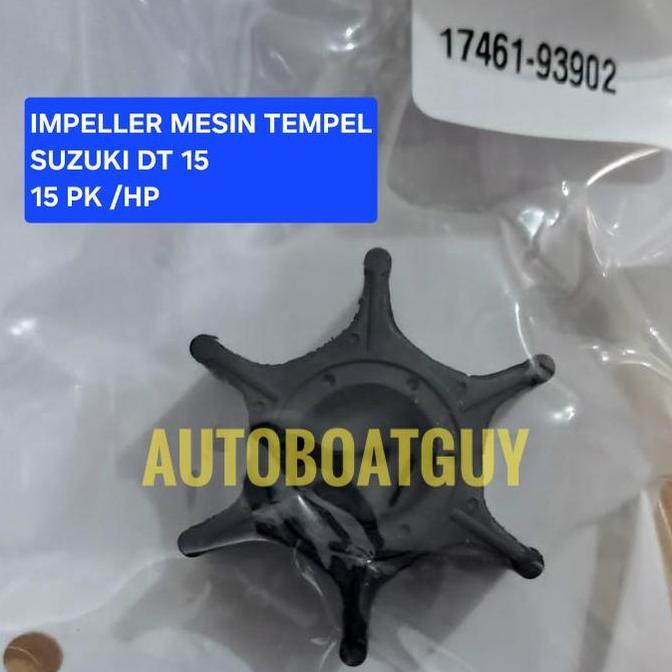 Impeller / Wayer 17461-93902 Mesin Tempel Suzuki DT15 & DF15 15 PK / HP 2 Tak dan 4 Tak Promo Premiu