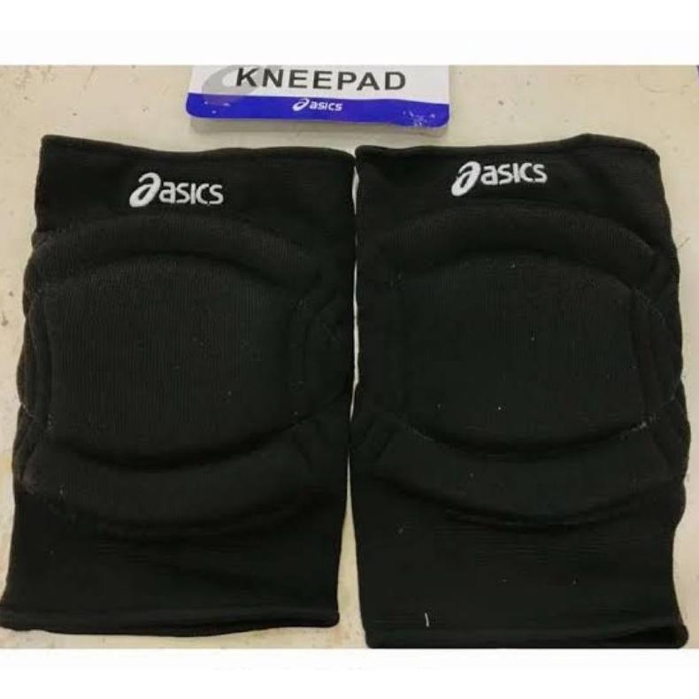 Kneepad Asics Isi 2 Kneepad Pelindung Lutut Busa Tebal Olahraga Futsal Basket Volly Hoki
