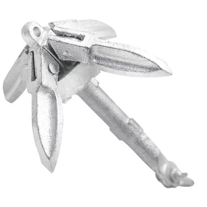 Jangkar Perahu Lipat 0.7kg/1.5kg Jangkar Kapal Jangkar Kayak Dengan Tali 20m Alat Kapal Promo Premiu