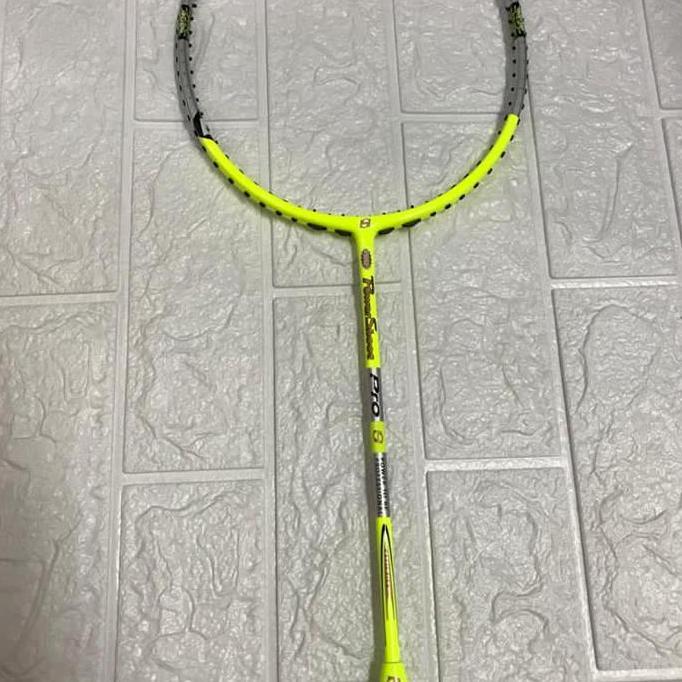 RAKET BADMINTON HART POWER SHOOT ATTACK + SENAR EBOX MICRO 66 + GRIP Terlaris