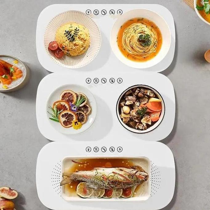 Ready stock Pemanas makanan meja / pelat pemanas multi-fungsi cerdas, pemanas cepat, pelat pemanas m