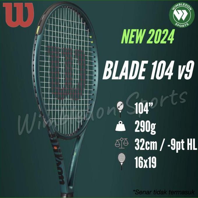 Raket Tenis Wilson Blade 104 v9 / Raket Wilson Blade v9 2024 Terlaris