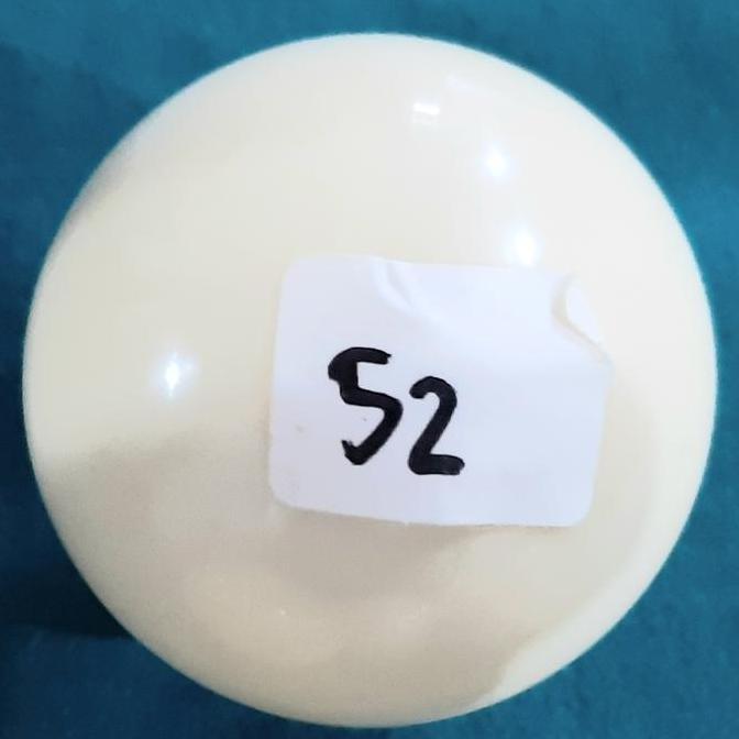 Bola Putih 52 Mm Gaco Kecil China - Cue Ball Billiard - 2 1/16 Inch