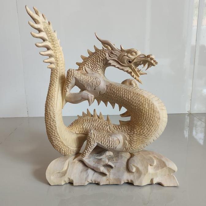 Terlaris Patung Naga - Patung Naga Kayu - Patung Naga Pengsuhi