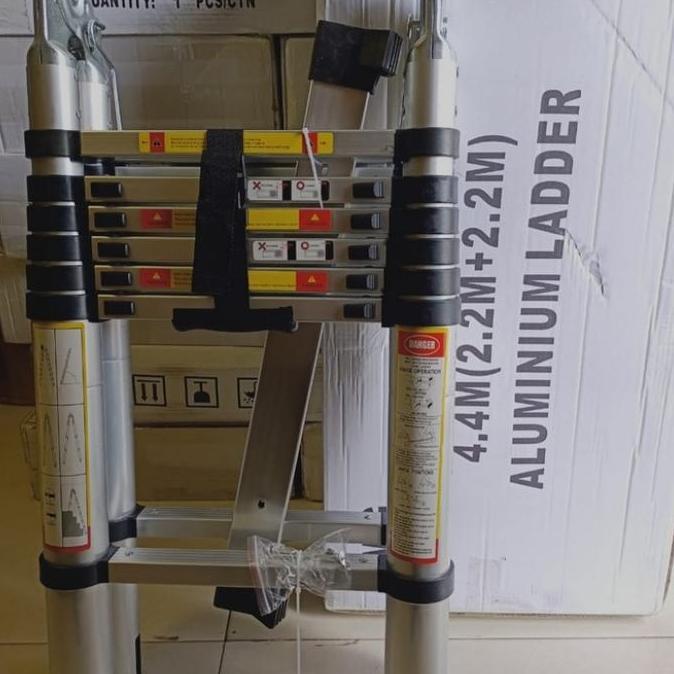 tangga lipat 4meter/tangga double 4 meter/tangga 4, 4 meter
