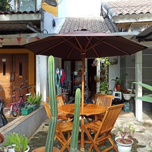 Terlaris Meja Payung Cafe Taman, Set Meja Kursi Payung Cafe Taman - Outdoor
