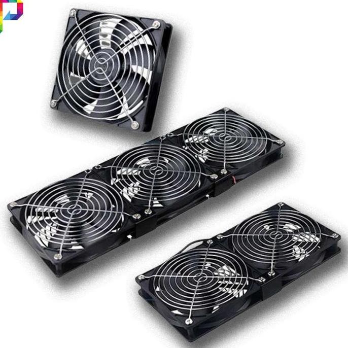 DEPAMA_T - ALAT PENDINGIN RACK SERVER KOMPUTER EXHAUST FAN CHASSIS CABINET 27 RPM 1-24V