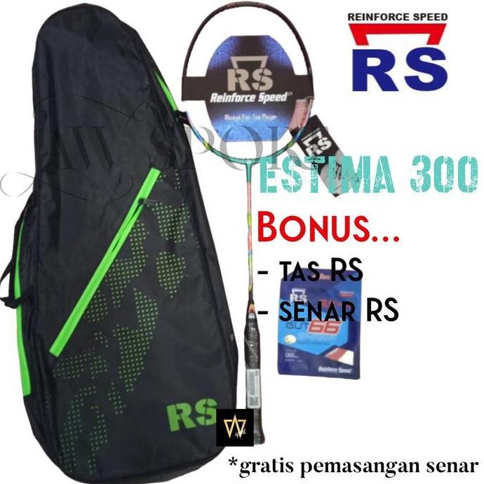 Raket Badminton RS ESTIMA 300 4U G6 / Raket Bulutangkis Original