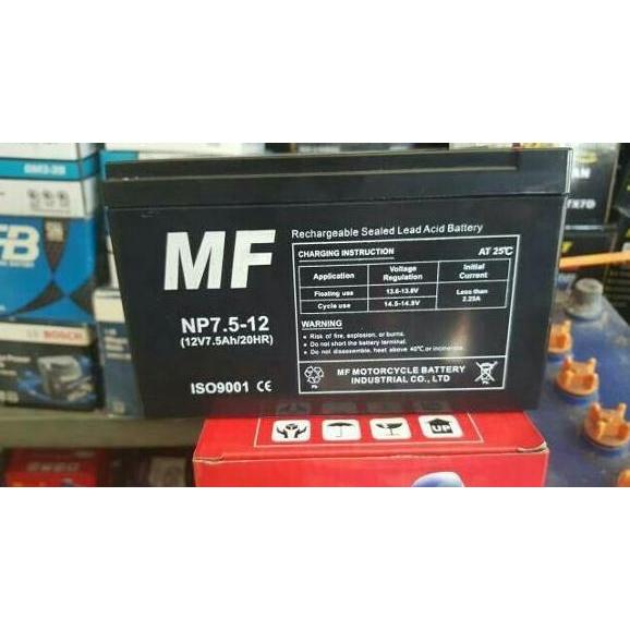 HARGA DISC - Aki battery VRLA UPS 12 volt 7.5 amper