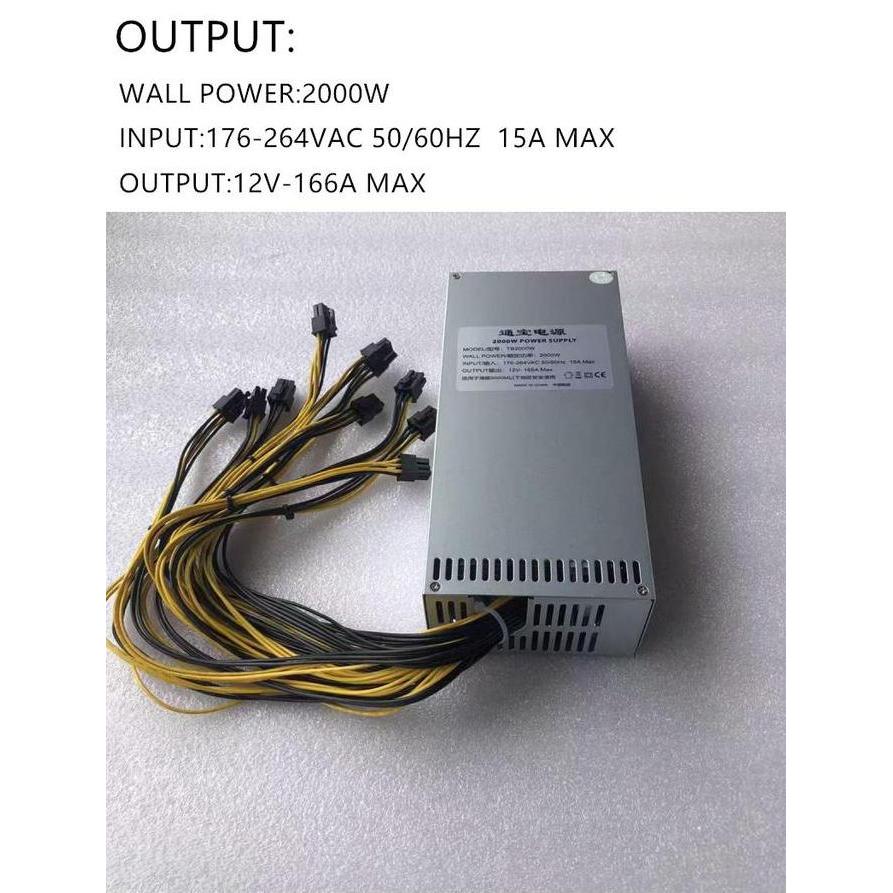 HARGA DISC - PSU 2000W Goldshell KA Box Pro AL Box asic miner rekomendasi SM24 Silvermining24 Bitmai