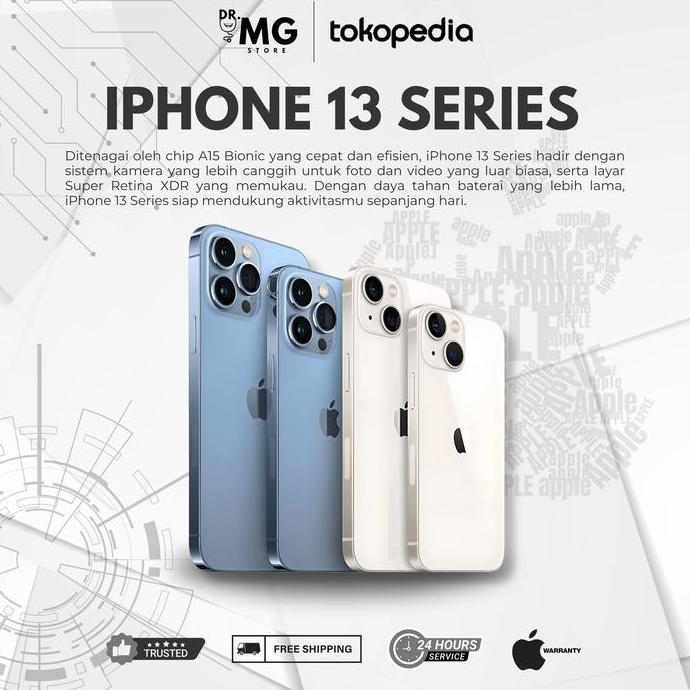 Terlaris Ibox | Iphone 13 Series | 13 | 13 Pro | 13 Pro Max | Fullset | Resmi | Second | Apple