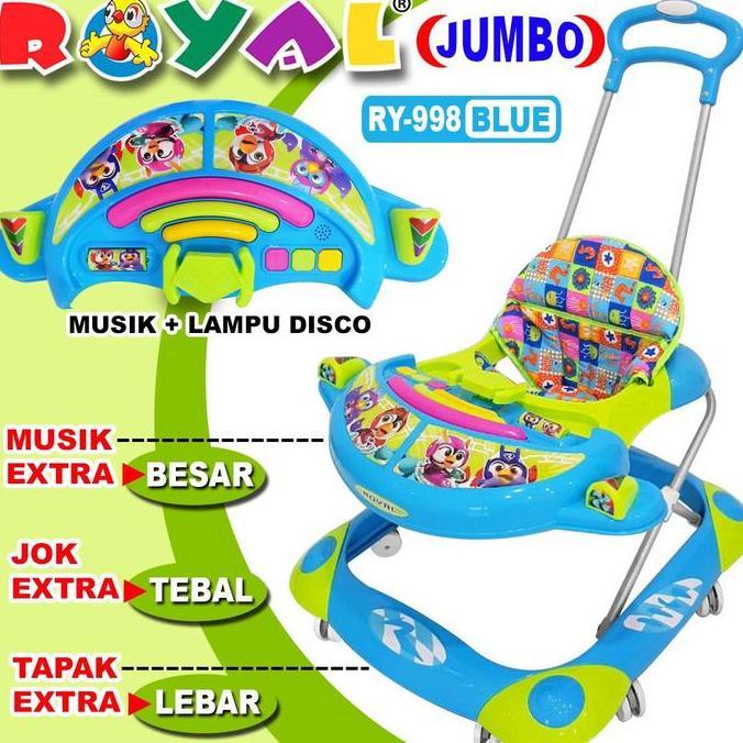 Baby walker royal jumbo 998 dorongan