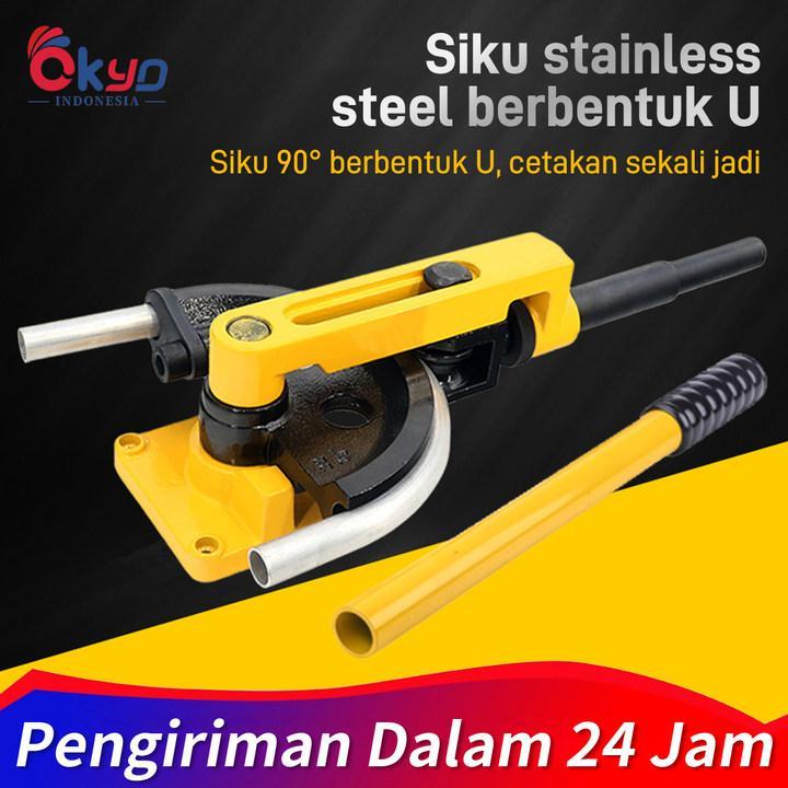 Alat Bending Pipa Manual Galvanis/Stainless Steel/Aluminum Pipe Bending Tool Alat Bengkok Besi 10-25