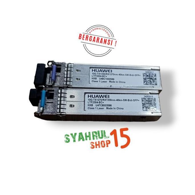 SFP BIDI HUAWEI 10G-1330/1270nm-40km-SM-SFP+ (1 PAIR)