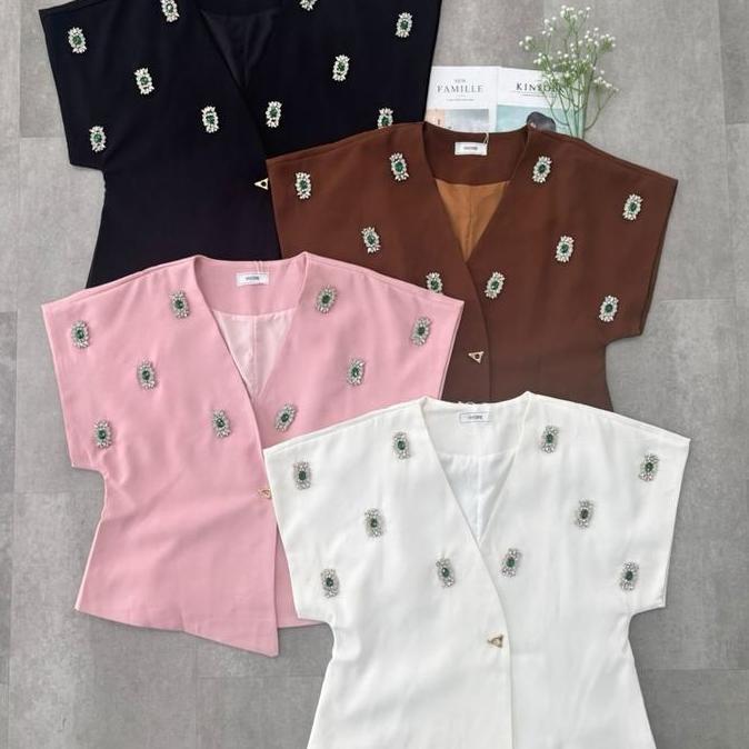 Vivorie Premium AT 28060 (BSIZE) vest blazer blink blink