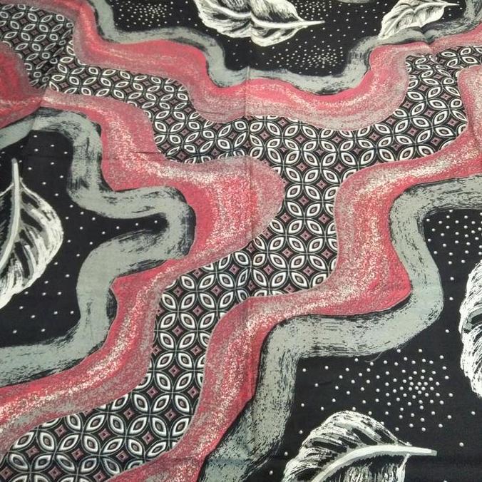 Kain jarik batik dobby serian warna merah batik asli solo