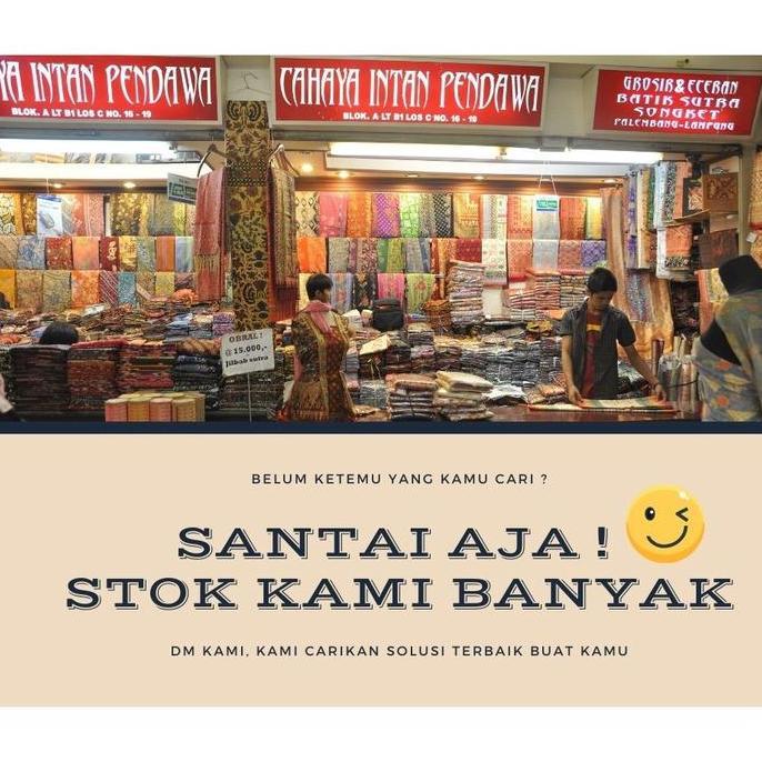 BARON MOTIF 3 BAHAN KAIN BATIK PRIA TULIS SUTRA POLA SUTRA ATBM TENUN SOGAN HITAM GARUDA PANCASILA I