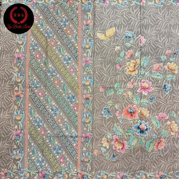 Kain sarung batik motif pesisiran warna soft batik tulis encim katun