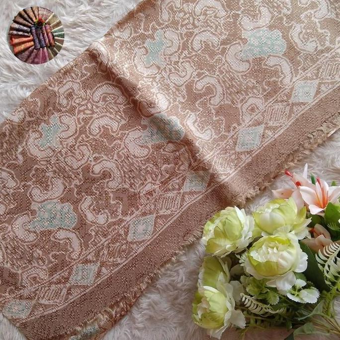 kain batik viscose semi sutra cirebon pastel cap tulis