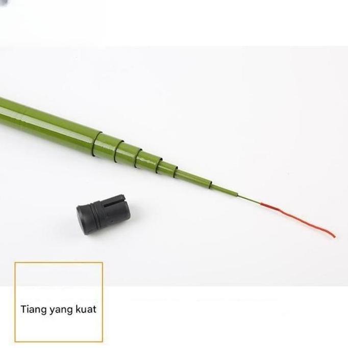 TEGEK MURAH  FIBER COMPOSITE CARBON MEDIUM ACTION 270 360 450 540 WARNA HIJAU tegek  12  meter