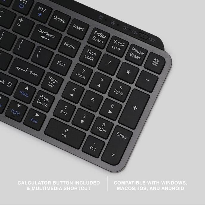 Rexus Kl100 Kl150 Kl200 Keyboard Office Wireless Bluetooth Dual Mode Kl 100 Kl 150 Kl 200