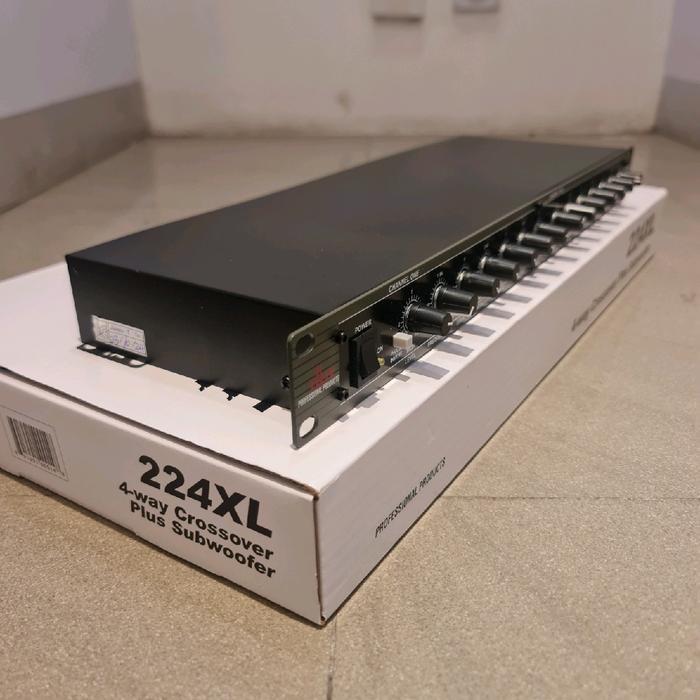 Crossover Dbx 224Xl Baru 4 Way Amplifier Mixer Original Dan Terpercaya