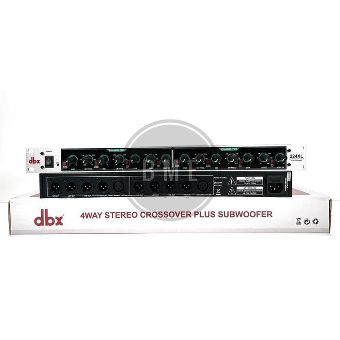 Crossover Dbx 224Xl 4 Way + Subwoofer Crosover Dbx224Xl New Grade A Original Dan Terpercaya