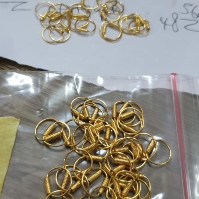 Anting bayi newborn seperempat 0,25 gram 0,25gr 1/4 emas muda asli 375