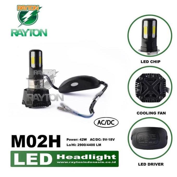 RTD Led Lampu Utama Headlamp LED RTD M02H Original