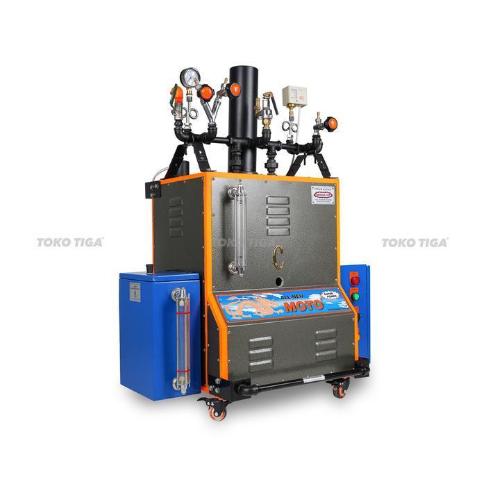 Setrika Uap Full Otomatis 3 Kepala / Steam Boiler Full Auto Nagamoto Original Dan Terpercaya