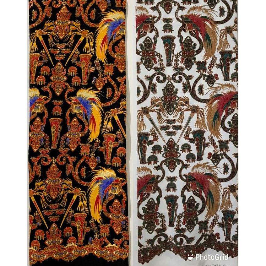 Kain Batik Semi Sutra Motif Papua 51110 Grosir
