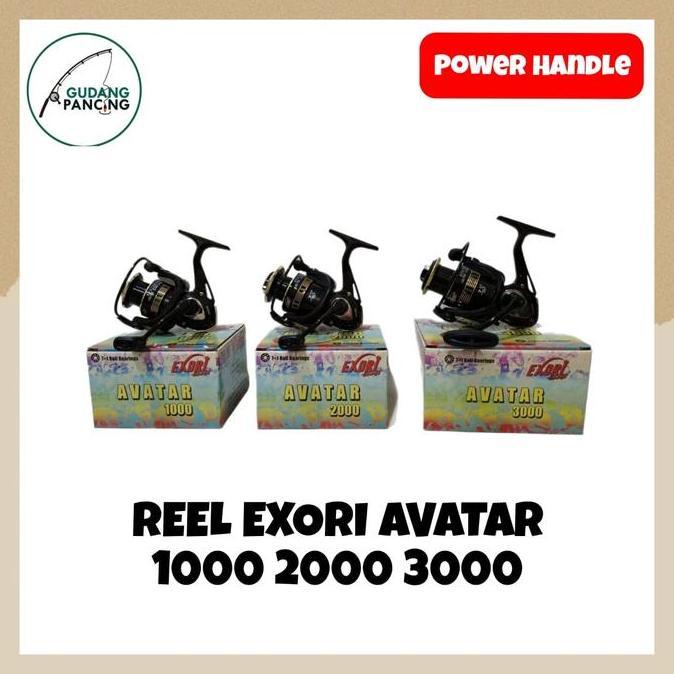 Reel Pancing Exori AVATAR 1000 2000 3000 8 BEARING| REEL POWER HANDLE MURAH MERIAH