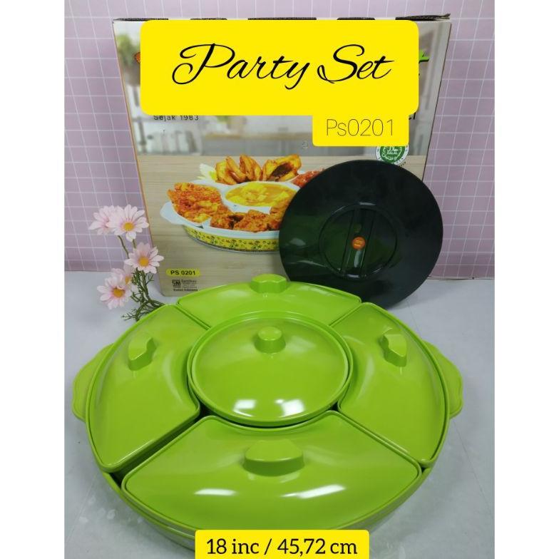 Party Set Jumbo 18inc PS0201 - Prasmanan Jumbo Melamin Golden Dragon