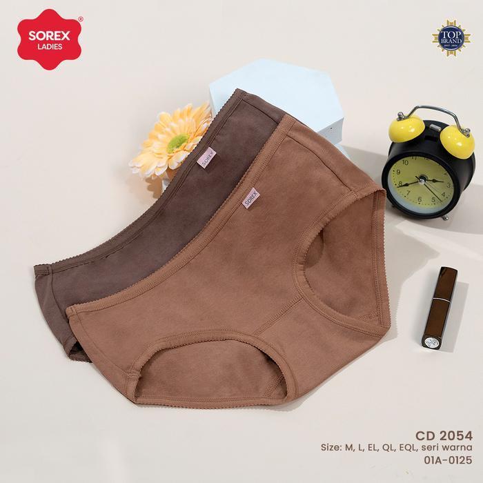(Terbaru) Sorex Cd Basic Midi Wanita Katun Mix Cd 2054 Bestseller