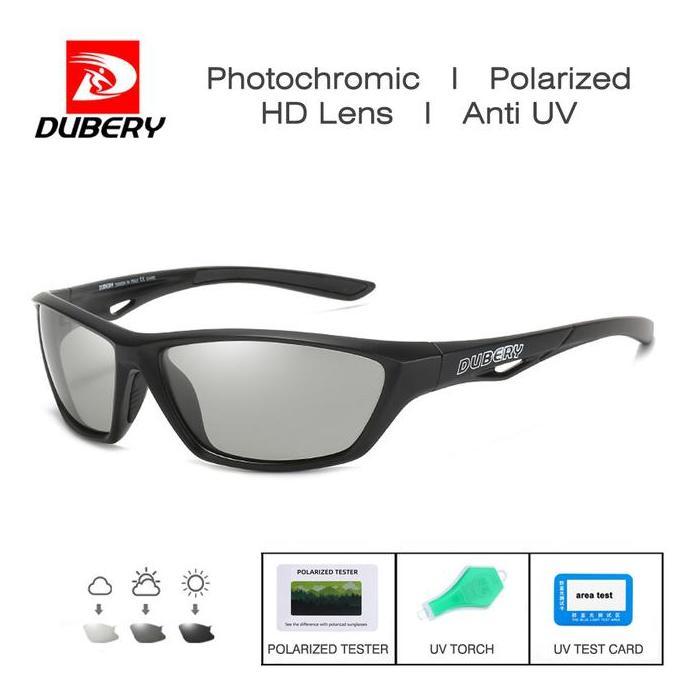Kacamata Dubery Photochromic Polarized Original