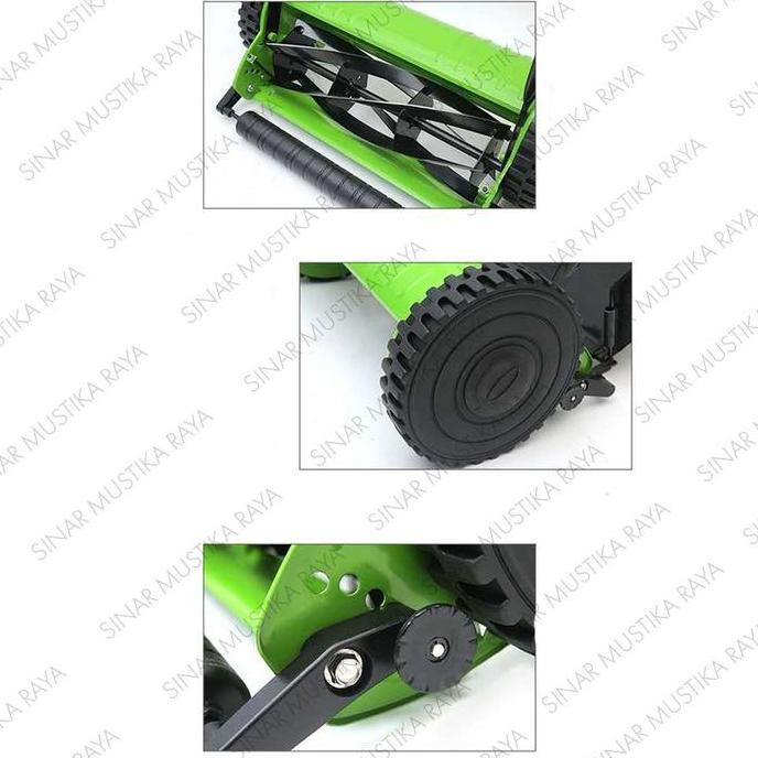 Mesin Potong Rumput Dorong Manual Mower 12" Mesin Pertanian Perkebunan