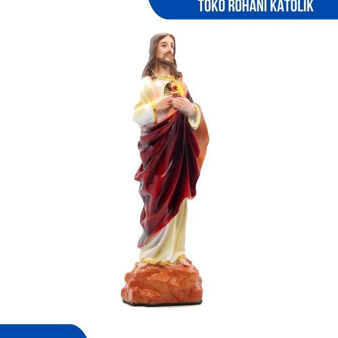 PAKET PATUNG MARIA, YESUS + SALIB DUDUK 20 CM / SALIB MEJA KATOLIK  / SALIB PATUNG YESUS / PATUNG BU