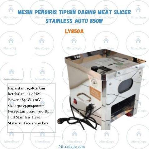 Mesin Pengiris tipisin Daging Meat Slicer Stainless Auto 850W LY850A Terlaris