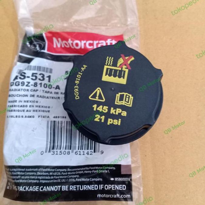 Tutup tabung air radiator ford fiesta ford ecosport