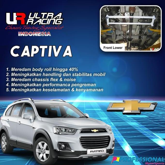 Promo Aksesoris / Stabiliser / Front lowerbar ULTRA RACING Chevrolet Captiva Diskon