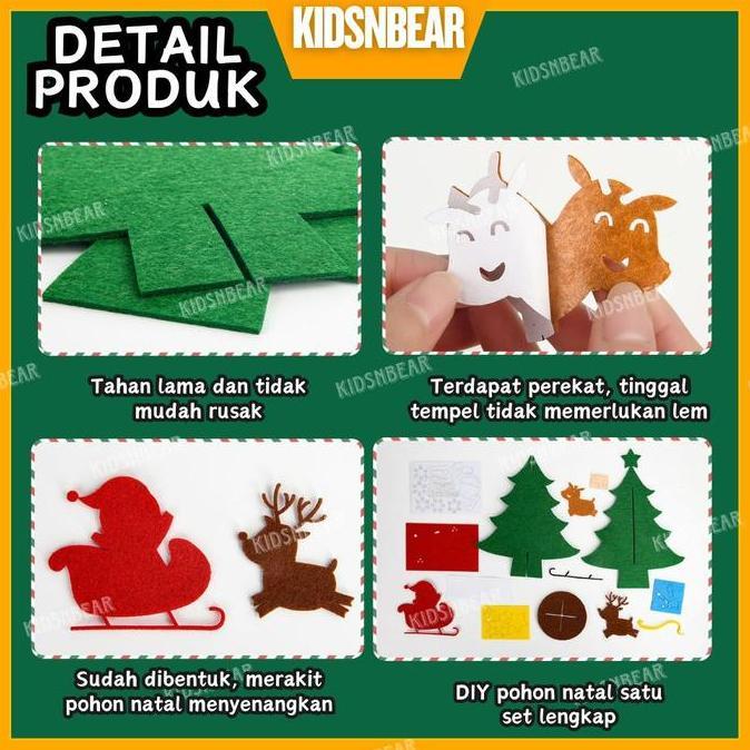 Pohon natal | Mainan edukasi anak | DIY | Mainan Anak Dekorasi Pohon Natal | 266-Diy Pohon Natal Fla
