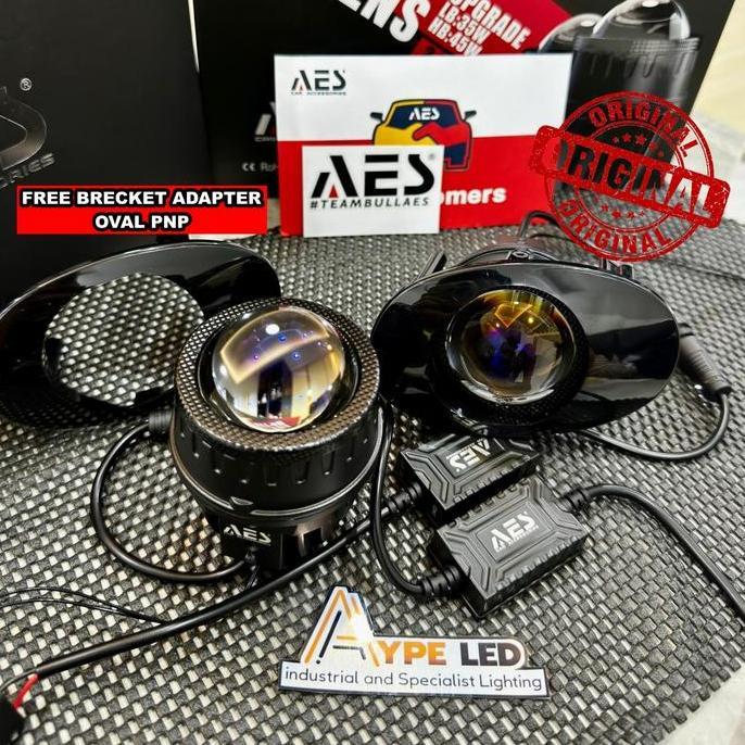ORIGINAL AES PROJECTOR BILED FOGLAMP MINI 2 INCH FOGLAMP OVAL HONDA TOYOTA NON LASER DAN LASER | FOG