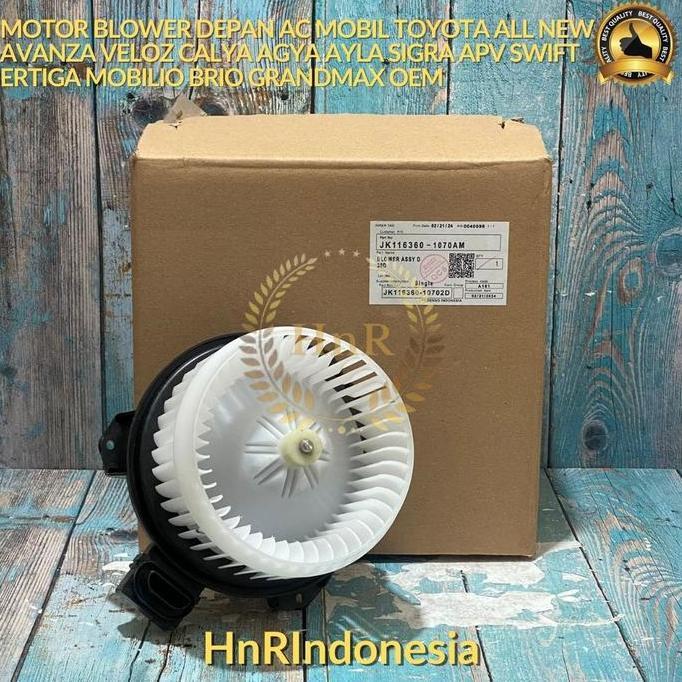 MOTOR BLOWER DEPAN AC MOBIL CALYA CAYLA SIGRA AGYA AYLA BRIO MOBILIO SWIFT ERTIGA APV GRANDMAX GRAN 