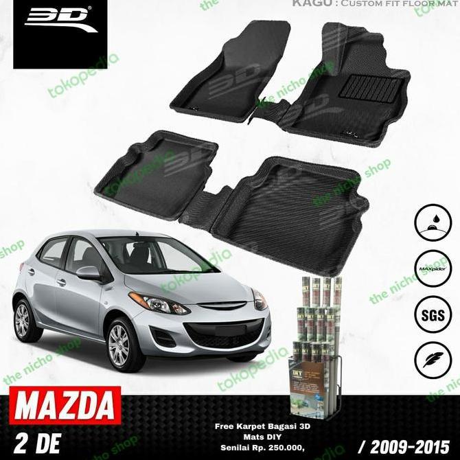 Karpet Mobil 3D KAGUMAT Original Import Mazda 2 (2012)
