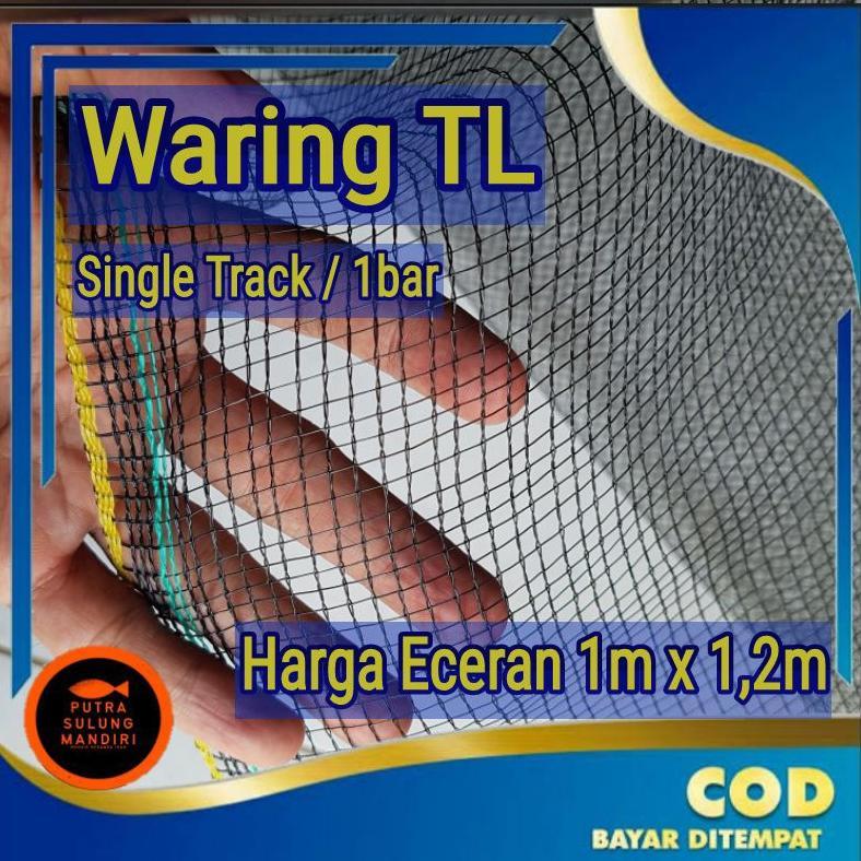 Bisa Cod Jaring Kasa Waring Hitam Polynet Hitam Eceran Permeter ><