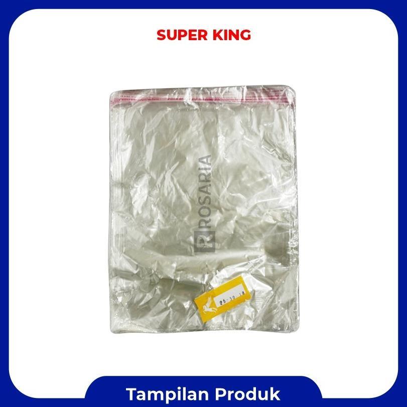 Opp 25X30 Kantong Plastik Kemasan Bening Seal Lem Baju Kaos Baru