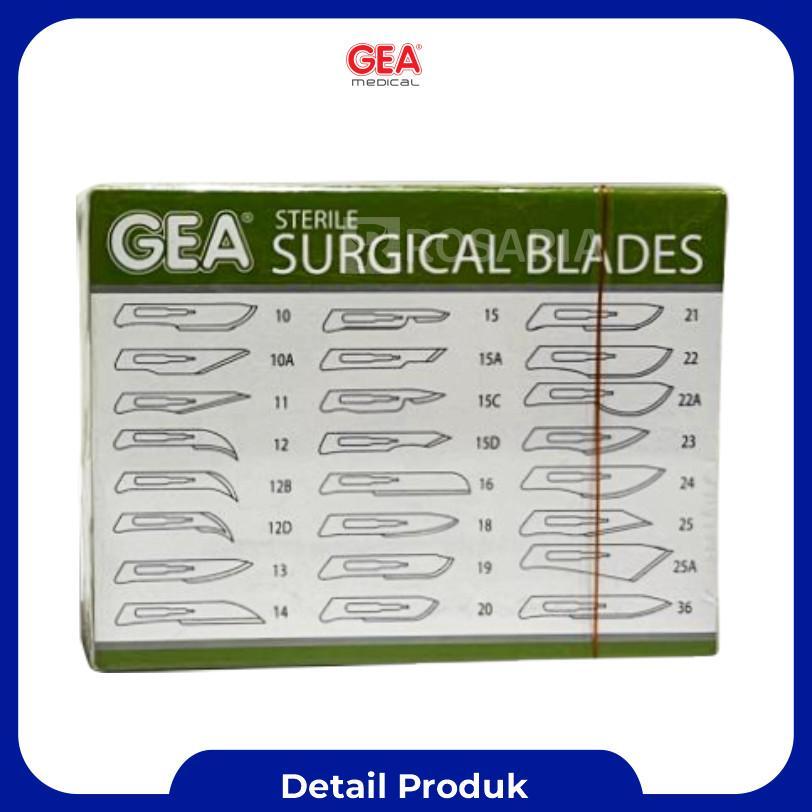 Surgical Blades Gea No. 12 Bisturi Pisau Bedah Jalu Baru