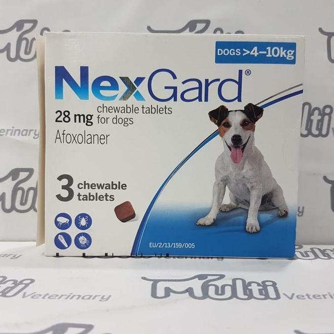 Obat Kutu dan Demodex Anjing NEXGARD 4-10KG