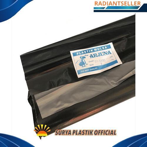 Harga Grosir Plastik Mulsa Hitam Perak 0,5X200 Kemasan 1Kg