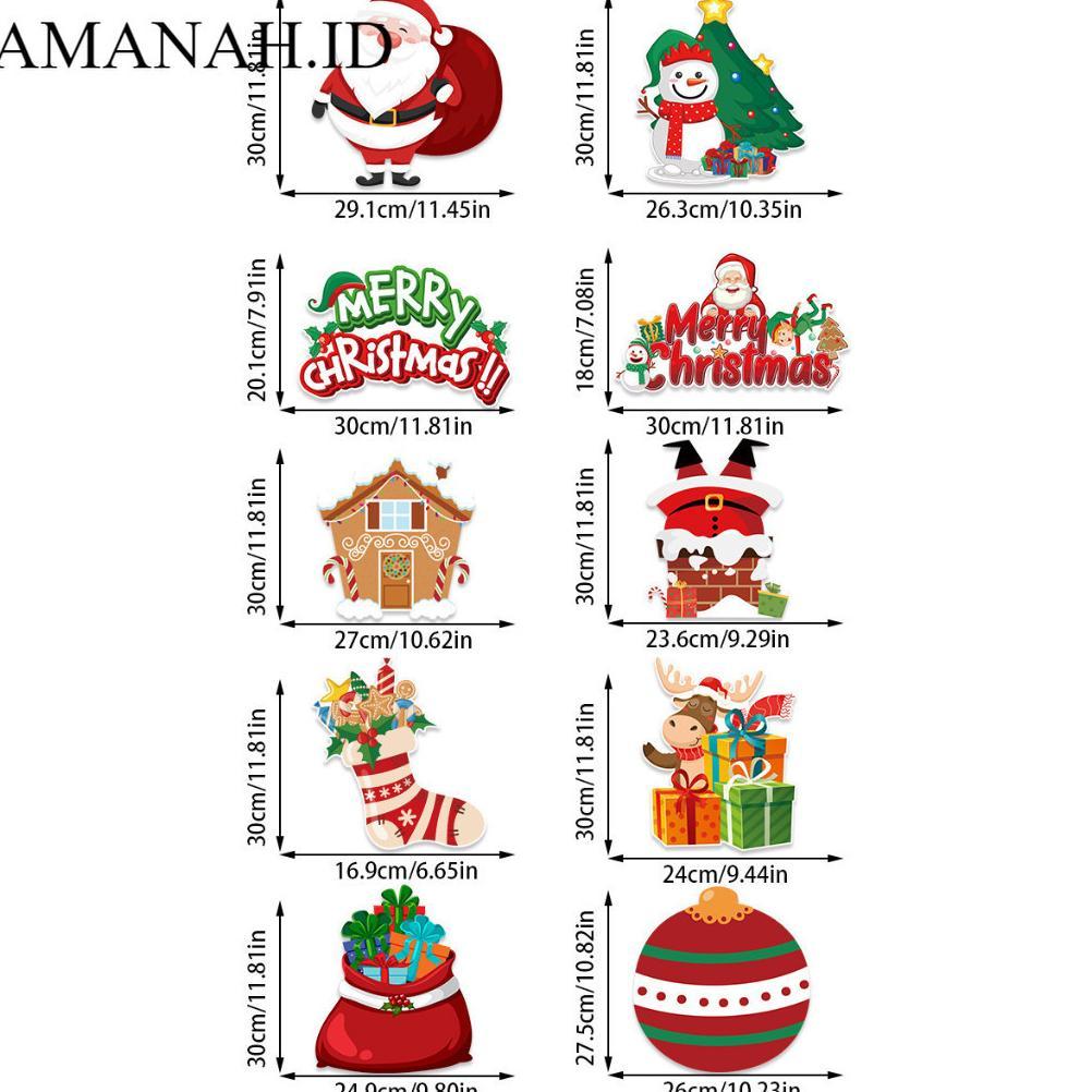 Bigpromo AMANAH.ID Hiasan Dekorasi Pintu Natal / Hiasan Pintu Natal / Dekorasi Pintu Natal